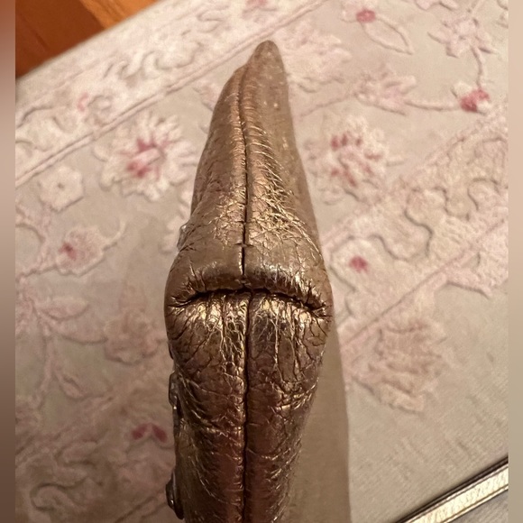 Michael Kors Gold Metallic Rhinestone Wristlet - Picture 11 of 16